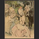 Dessin de Paul Balluriau en couverture d'un supplément de Gil Blas du 10 juillet 1896 ● Source BnF/Gallica.