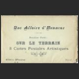 Pochette d'emballage des huit cartes postales de la série « Une Affaire d'honneur » ● Coll. part.